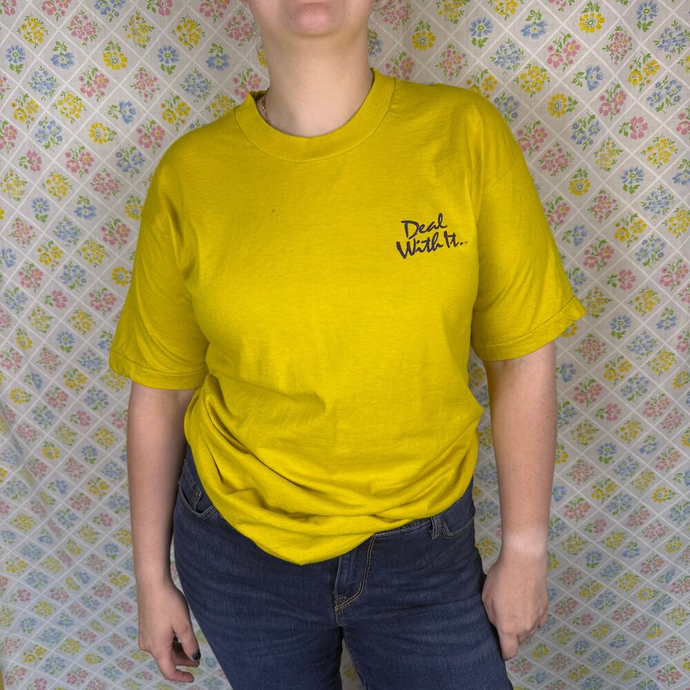 VINTAGE FRUIT OF THE LOOM SINGLE STITCH  RELIGIOUS CHRISTIAN TEE SIZE XL